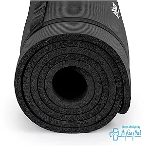 MATA DO YOGI REHABILITACYJNA NBR 1 cm BALANSSEN CZARNA