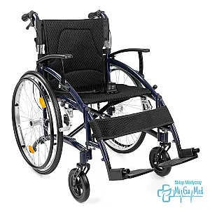 EXCLUSIVE-TIM LIGHT - Wózek inwalidzki aktywny aluminiowy, czerwony lub niebieski